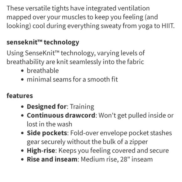 Lululemon Mapped Out High Rise Tight 28" Black / Marvel Size 2 NWT - Picture 11 of 11